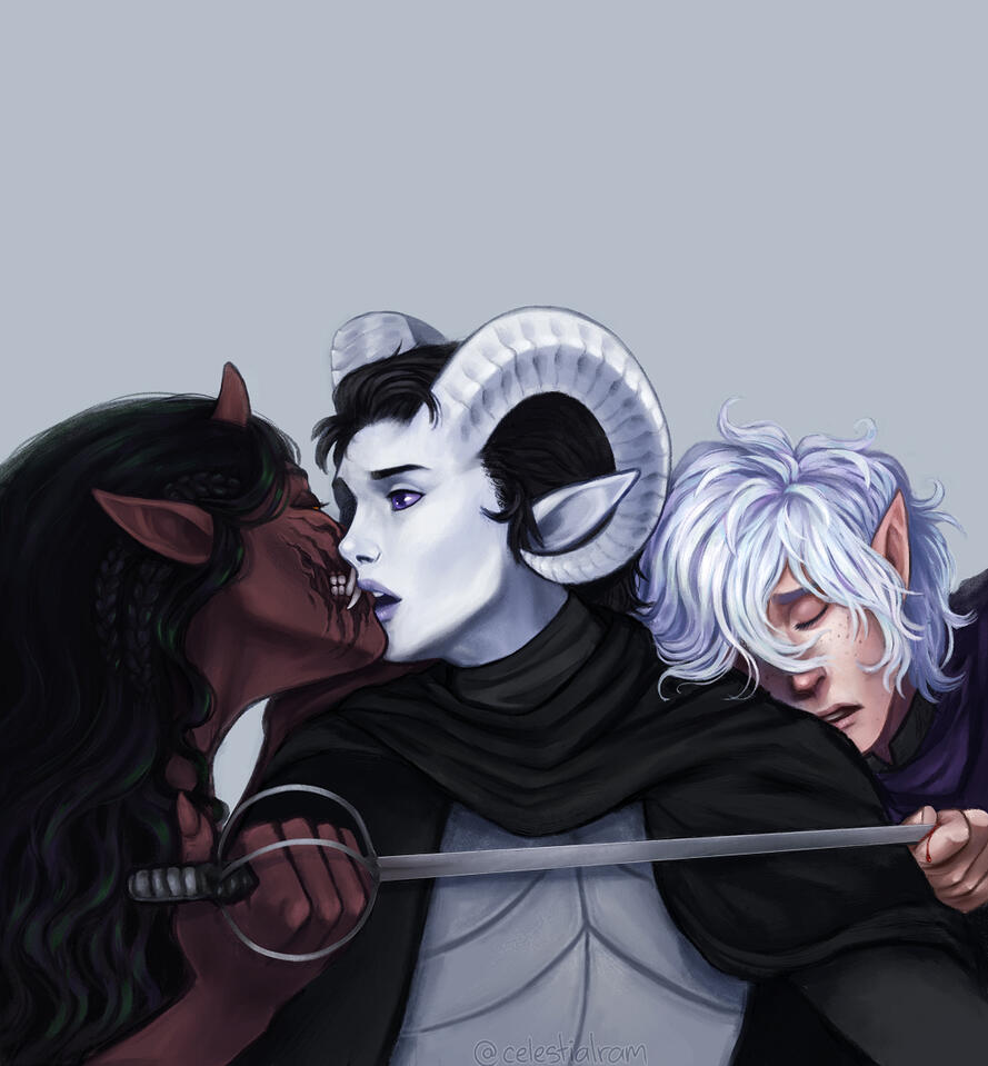 middle character belongs to@doctornarwhal.bsky.social